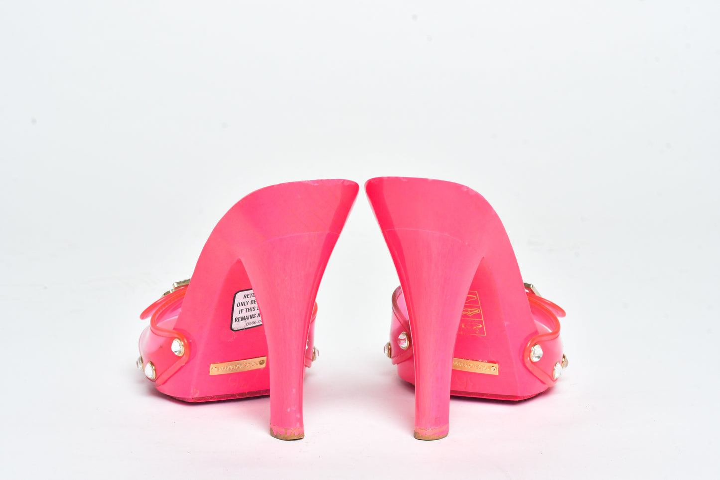 Dolcé and Gabbana - Clog Platform PVC Sandal